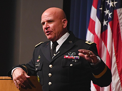 Image of Lt. Gen. H.R. McMaster speaking