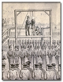 Cadets at execution of John Brown