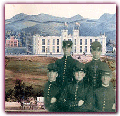 Civil War cadets and barracks