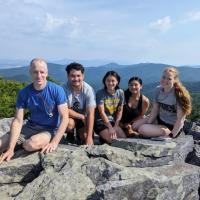 COL Paul Moosman, Conner Johnson (’25), Abby Furlow, Alyssa Cacace (’26) and Whitney Tracy