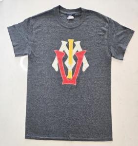 charcoal grey tshirt Athletic Patch VMI logo