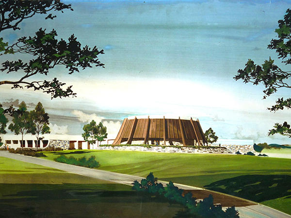 Artistic rendering of the museum building