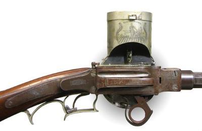 Porter revolving turret rifle detail