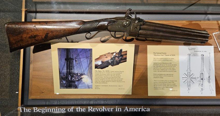 Artemus Wheeler gun on display