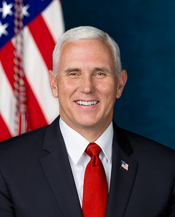 Official Portrait of Vice President Pence