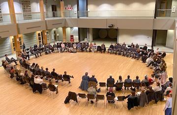 VMI debate at the Center for Leadership and Ethics and in partnership with the Building BRIDGES club.