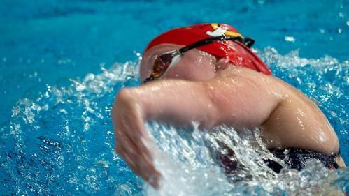 Cadet Anna Grace Adams is on the VMI Swim team, swimming the 500-meter, the 1,000-meter, and the mile.