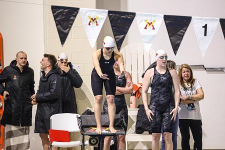 The four-day America East Conference Championship was held at Goodall Pool in VMI's Aquatic Center Feb. 14-17.
