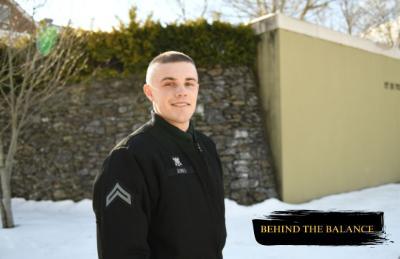 Cole Jones '25, a lacrosse player and international studies major, talks about his responsibilities with everything as a cadet and cadet-athlete.