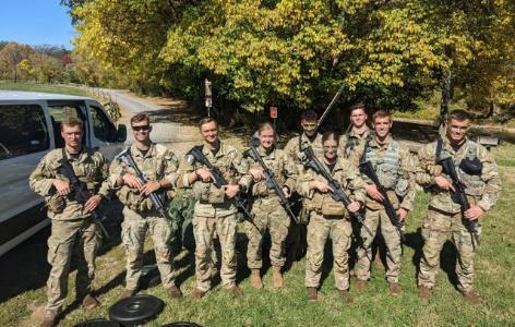 The Virginia Military Institute 2024 Ranger Challenge team prepares for the Sandhurst Military Skills Competition hosted by the U.S. Military Academy at West Point.