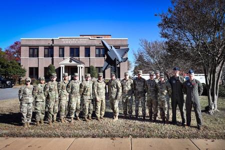 Cadets were selected to attend the AFA Airpower Symposium at Langley Air Force Base, in Hampton, Virginia.