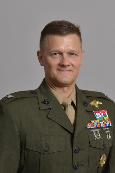 Retired U.S. Marine Corps Col. Travis Homiak ’95, former commanding officer of the Naval ROTC unit at Virginia Military Institute, has been named VMI’s new chief of staff.