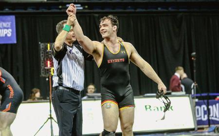 VMI's wrestling team at the Southern Conference Wrestling Championship in Asheville, North Carolina.