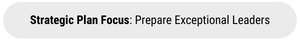 Forging 21st Century Leaders Strategic Plan Focus: Prepare Exceptional Leaders