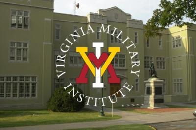 Nichols Engineering building and VMI logo