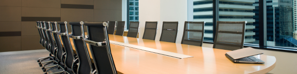 Generic photo of board room, not located at VMI.