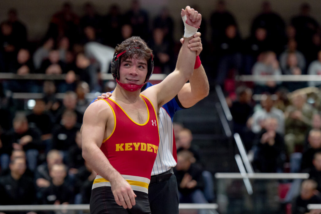 VMI Wrestling vs. Seton Hill Action Shot