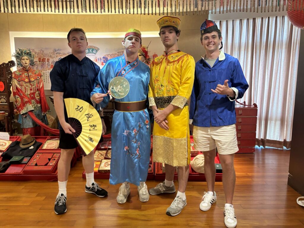 Josiah Farrell during his Huayu BEST Chinese study abroad program through National Chengchi University (NCCU).