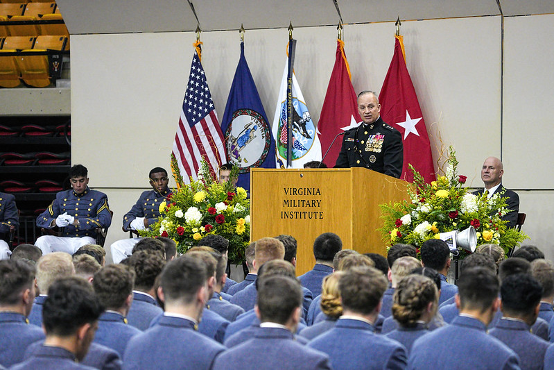 Lt. Gen. Furness addresses the Class of 2027.