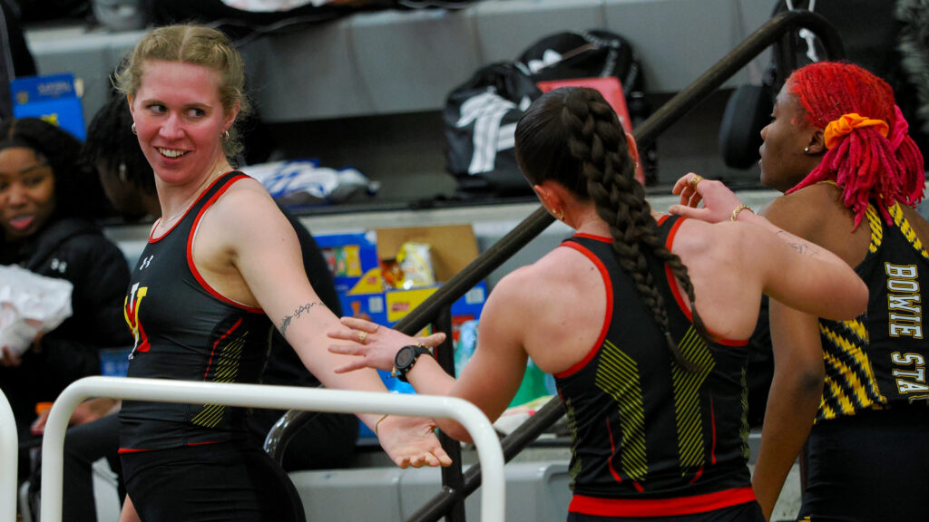 Evelyn Anderson, part of the VMI Team Challenge track and field meet at the Corps Physical Training Facility in Lexington, VA January 11, 2025.