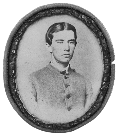 Black and white portrait of Cadet Smith