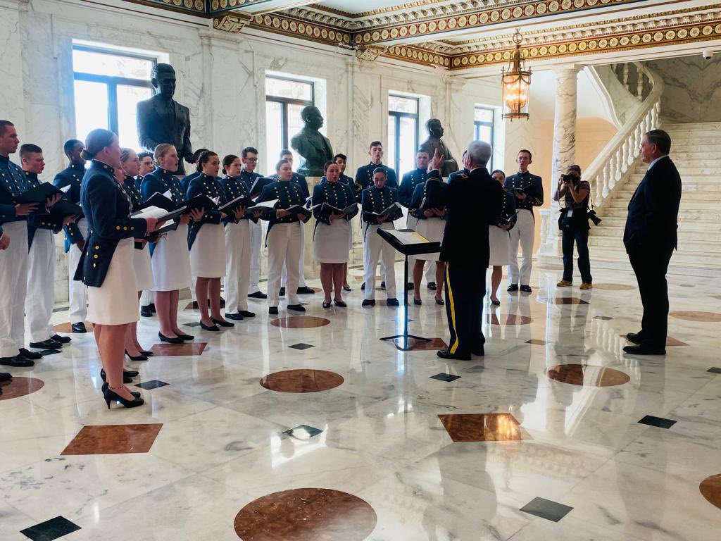 The VMI Glee Club represented the arts for the Institute and enjoyed beautiful weather in Puerto Rico over spring furlough.
