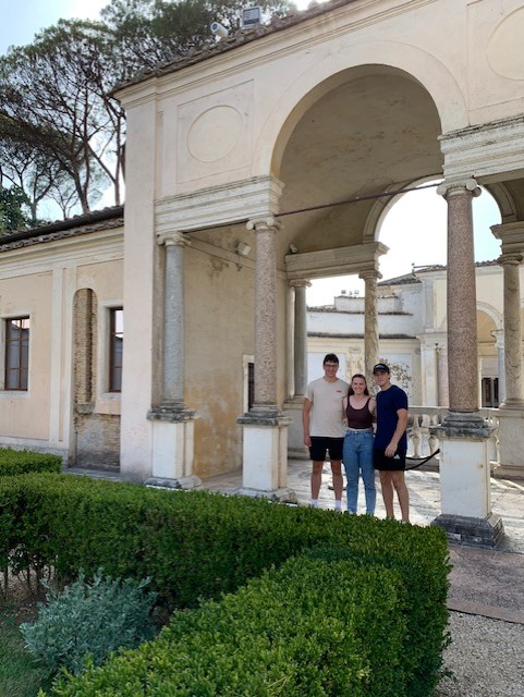 Cadets participating in the VMI Engineering Summer Study Abroad program in Rome.