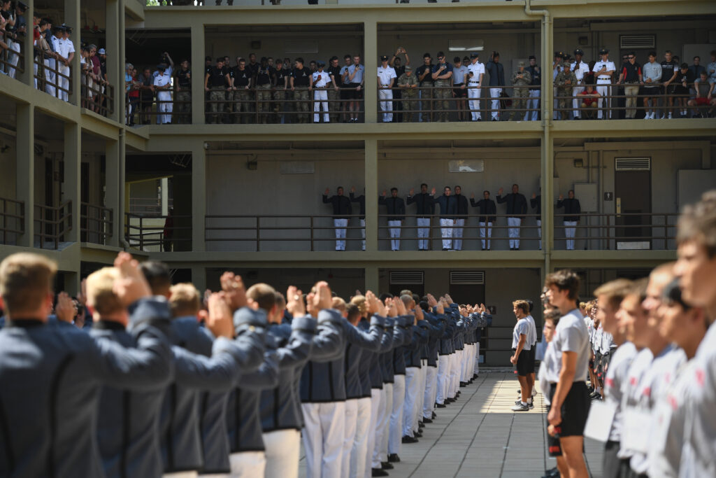 Matriculation day 2024 inside barracks.