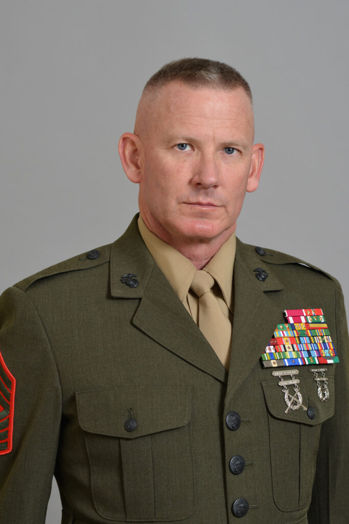 Institute and Corps Sgt. Maj. Tom Sowers