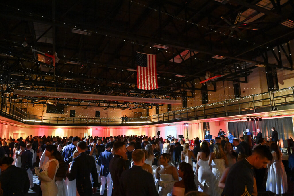 Cadets dance at the Ring Figure dance.